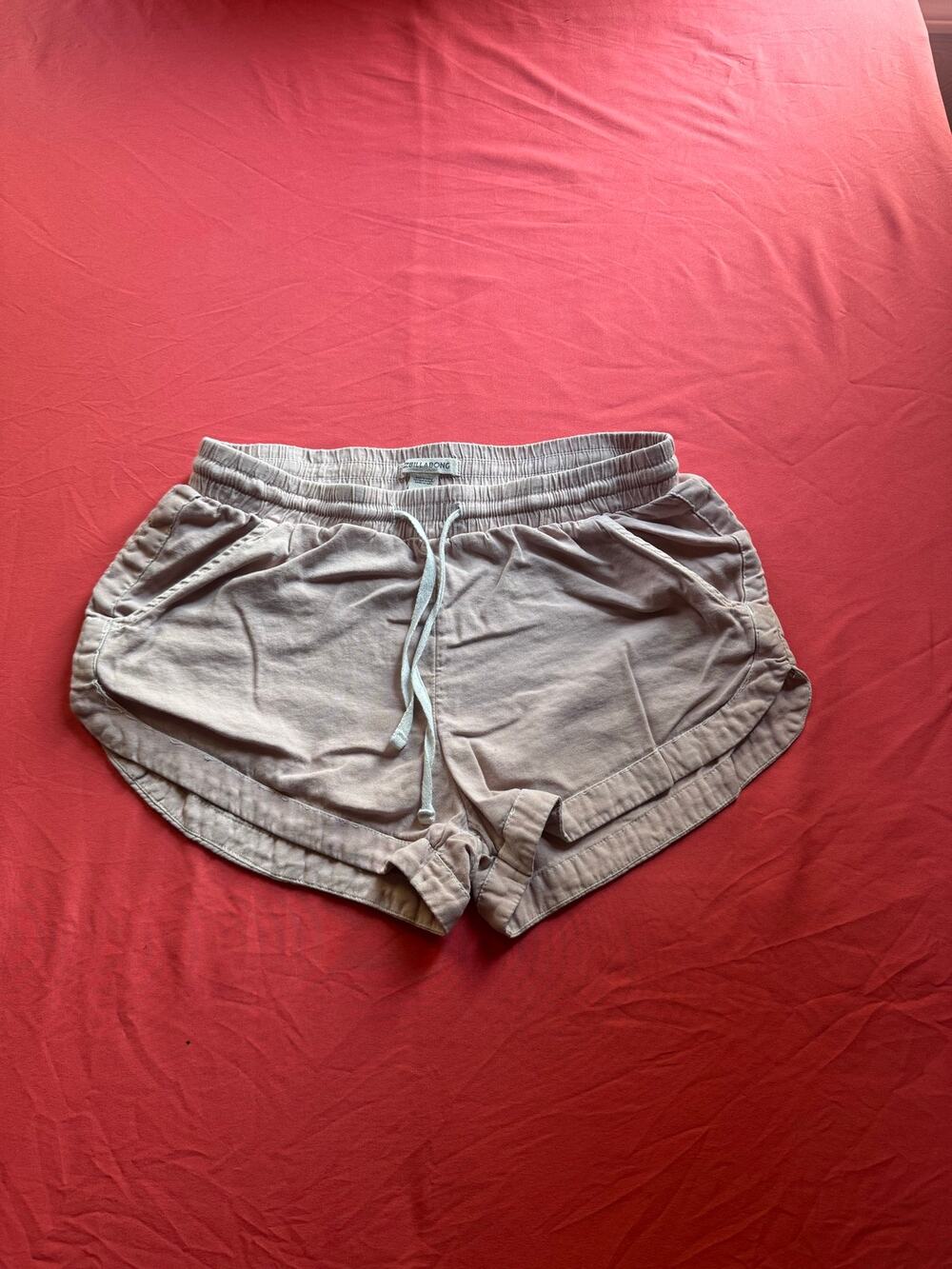 Billabong Road Trippin Elastic Waist Shorts Pink Mauve Women’s Size Small S